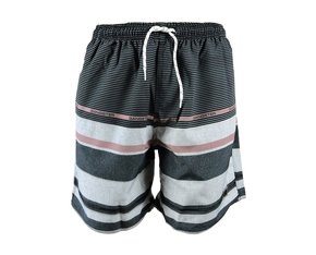 Shorts Masculino Adulto Microfibra Com Bolso Detalhe Listras 68.10.0124 Gangster Grafite