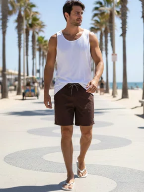 Shorts Masculino Volley 30552 Fatal Marrom