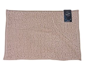Tapete De Bolinha Para Banheiro Antiderrapante 38X58CM BATH4060 Texfine Bege