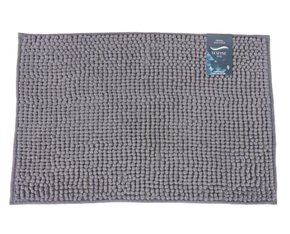 Tapete De Bolinha Para Banheiro Antiderrapante 38X58CM BATH4060 Texfine Chumbo