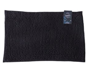 Tapete De Bolinha Para Banheiro Antiderrapante 38X58CM BATH4060 Texfine Preto