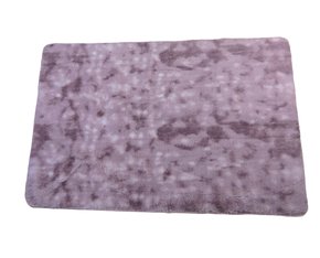 Tapete De Pelo 100% Poliéster 1,30m X 2,00m Texfine Têxtil  Rose Mescla