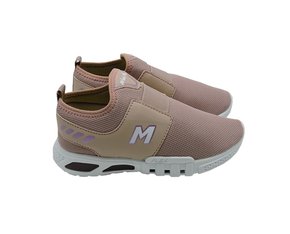 Tênis Feminino Infantil Com Nylon MP2104S Minipé Rose