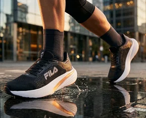 Tênis Feminino Racer Nairobi F02R00122 Fila Preto,Cinza e Cobre