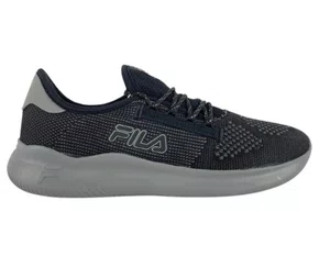 Tênis Clip Masculino Adulto F01TR00055 Fila Preto/Prata e Cinza