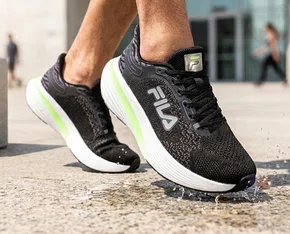 Tênis Masculino Adulto Racer Nairobi F01R00121 Fila Preto/Cinza e Verde Claro