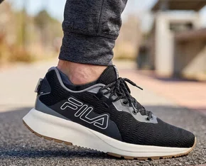 Tênis Masculino Adulto Ride F01TR00026 Fila Preto/Grafite e Bege