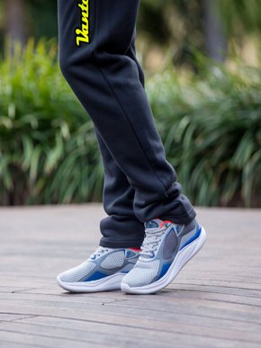 Tênis Masculino Aulto Esportivo Attractive 11J713X Fila Azul e Coral