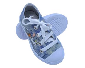 Tênis Masculino Bebê Lona Tom e Jerry 20BB Orto Bessa Jeans