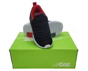 Tênis Unissex Juvenil Jogging G-274 Gibizinho Preto e Vermelho
