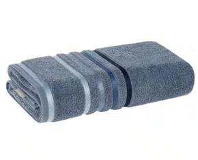 Toalha De Banho Fio Penteado Unika Lumina 70X140 Karsten Azul Sereno