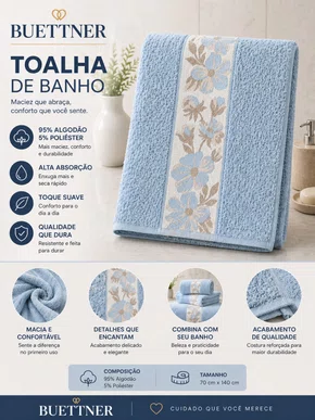 Toalha De Banho Jacquard 70X140 Carlina Buetter Mediterrânio