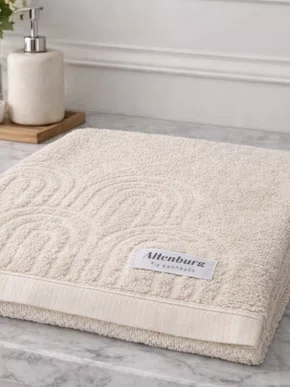 Toalha De Banho Lapa 75x140 Altenburg Bege Caiado