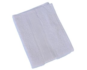 Toalha De Rosto Em Algodão 50 x 70cm Napoli Buettner Branco