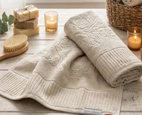 Toalha De Rosto Fio Penteado 100% Algodão 48x70 Grace Karsten Bege