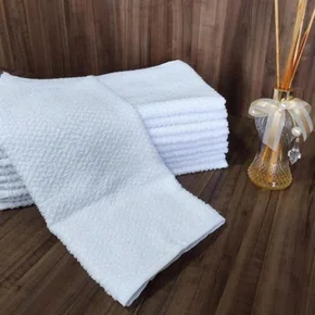 Toalha De Rosto Linha Salão 100% Algodão 70x48 Mafratex Branco