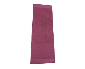 Toalha Fitness 100% Algodão 30X80 cm Teka Vinho