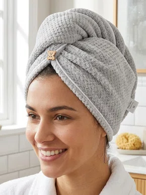 Touca Para Cabelo Power Sec 57232 Laço Home Cinza Claro