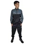 Agasalho Trilobal Sport Lettering Masculino EKP321842 Kappa Preto e Chumbo