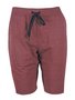 Bermuda De Moletom Masculina Adulto Concept 73463001 Ogochi Bordo
