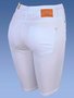 Bermuda Jeans Feminina Adulto Ciclista 1000072833 Malwee Branco