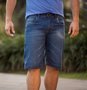 Bermuda Jeans Masculina Adulto Com Lycra 5104 Ice Jeans 42