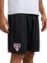 Bermuda Masculina Adulto do São Paulo Brotar 900725102 Braziline Preto
