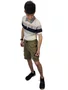 Bermuda Masculino Adulto Moletom Cargo 17.94.0108 Gangster Marrom