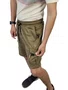 Bermuda Masculino Adulto Moletom Cargo 17.94.0108 Gangster Marrom