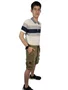 Bermuda Masculino Adulto Moletom Cargo 17.94.0108 Gangster Marrom