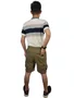 Bermuda Masculino Adulto Moletom Cargo 17.94.0108 Gangster Marrom