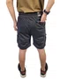Bermuda Masculino Adulto Moletom Cargo 17.94.0108 Gangster Preto
