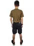 Bermuda Masculino Adulto Moletom Cargo 17.94.0108 Gangster Preto