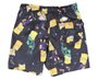 Bermuda Tactel Juvenil Masculino Estampa Bart Simpsons 31572 Vanton Preto