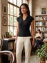 Blusa Canelada Feminina Adulto 1.703394 Lecimar Preto