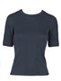 Blusa Em Malha Canelada Feminino Adulto 1.703399 Lecimar Preto