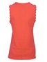 Blusa Em Malha Crochê Feminina Adulto Sem Manga 1.703402 Lecimar Coral