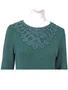 Blusa Feminina Adulto Manga Longa Linha Detalhe Strass e Pérola C&V Collection 1655 Verde