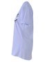 Blusa Manga Curta Feminina Adulta Plus Size Com Estampa Olhos 8857 Paty Gloss Branco