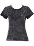 Blusa Manga Curta Feminina Adulto Estonada 31611 Vanton Preto