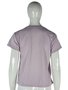 Blusa Manga Curta Feminina Adulto Mesclada Com Decote em V 530001 Vanton Lilás
