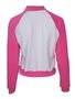 Blusa Manga Longa Feminina Adulto Em Malha Bicolor 4908 Mc'Jo Pink