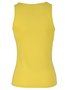 Blusa Sem Manga Feminina Adulto Lisa V0005 Vila Flor Amarelo