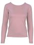Blusa Térmica Feminina Decote Redondo Ellegante Nude