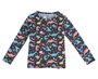 Blusa Térmica Feminina Infantil 1-3 Estampa Dinossauro 24014 Dc Têxtil Preto