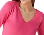 Blusão De Linho Feminino Adulto Liso K0WH Hering Pink