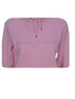 Blusão De Moletom Canguru Com Capuz Feminino Adulto  MFF3009 Proxy Rosa