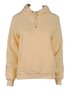 Blusão De Moletom Canguru Com Capuz Feminino Adulto  MFF3010 Proxy creme