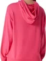Blusão Feminino Adulto Com Capuz Tricô Liso K4KB Hering Rosa Pink