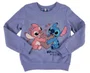 Blusão Moletom Feminino Infantil 4-8 Stitch Cool 1000127767 Malwee Lilás